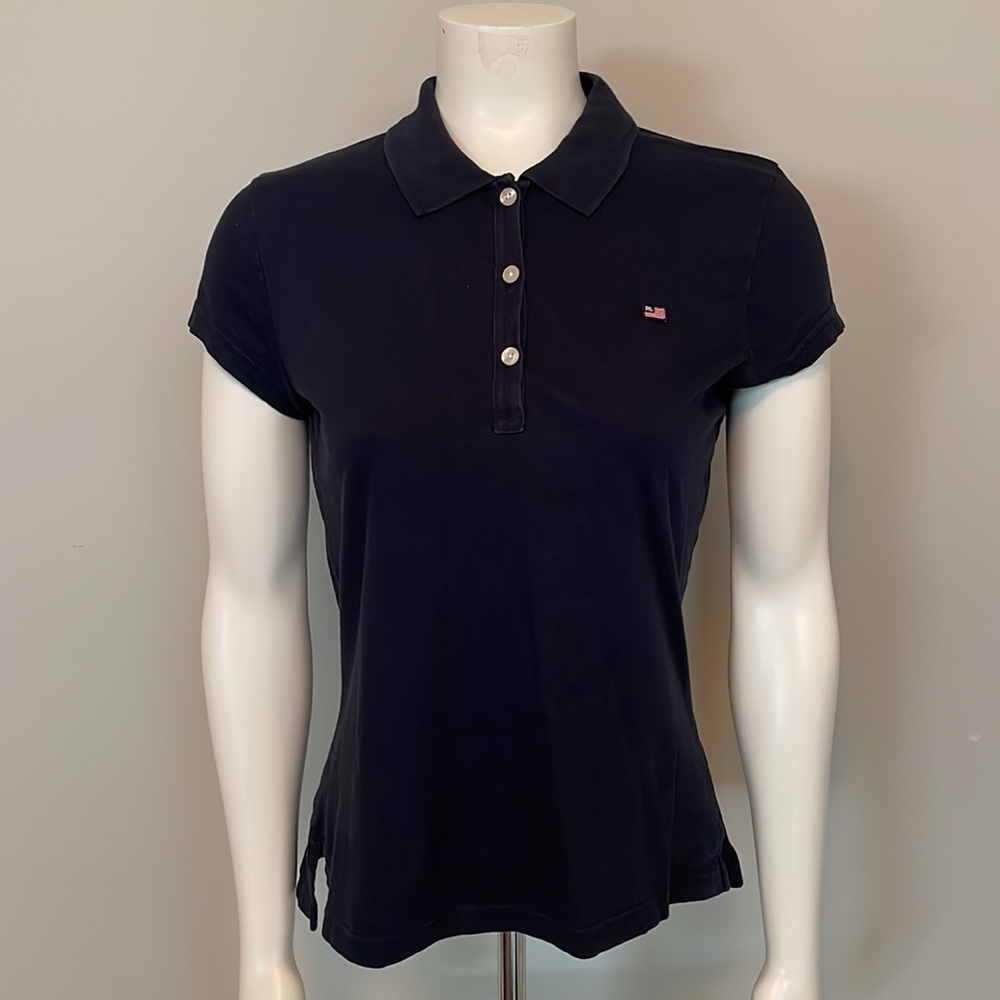 Vintage Ralph Lauren Polo Jeans Co Navy Blue Polo Shirt Size M Medium